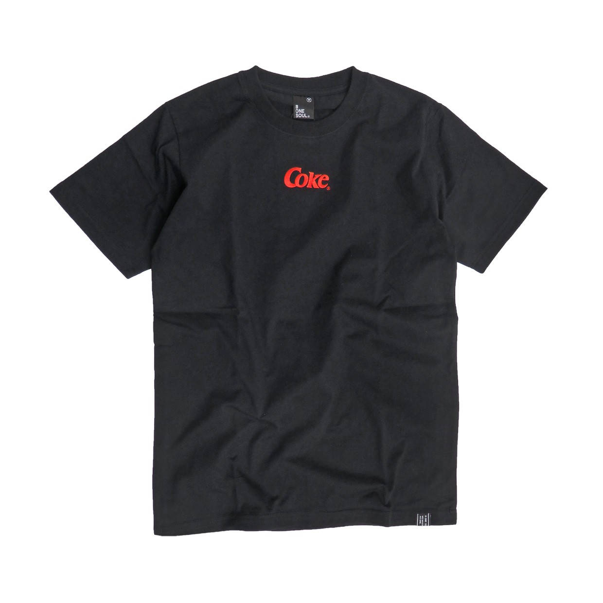 コカ・コーラ Tシャツ ロゴ刺繍 半袖Tシャツ メンズ B ONE SOUL Coca