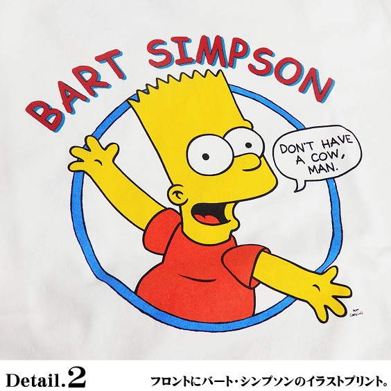 ザ・シンプソンズ Tシャツ The Simpsons キャラクターTシャツ メンズ レディース キャラT 半袖 キャラクタープリント TSS-393