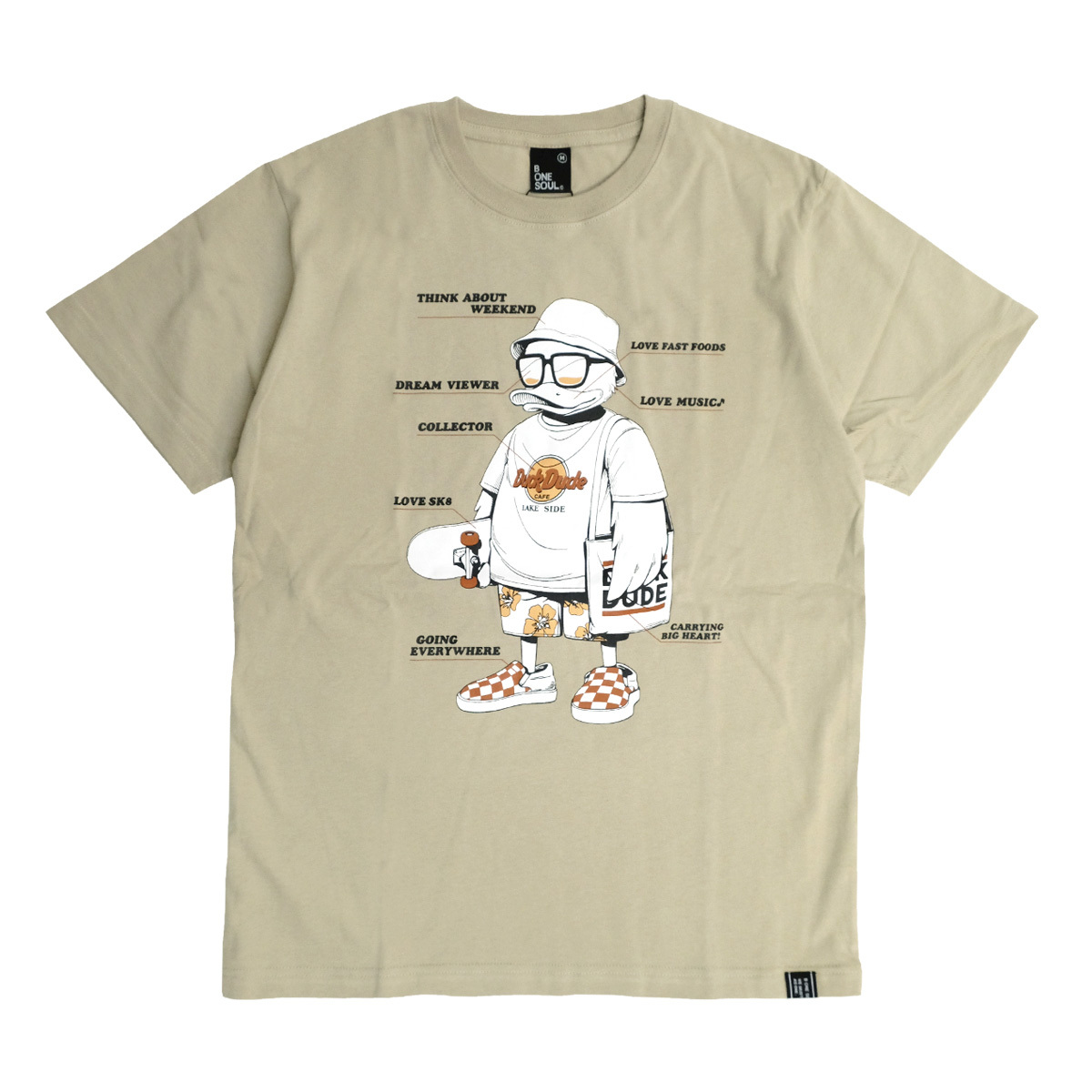 Duck Dude Tシャツ ダックデュード 21ss アヒル イラスト プリント 半袖tシャツ メンズ バックプリント クルーネック ユニセックス トップス Tss 497 Tss 497 Renovatio 通販 Yahoo ショッピング