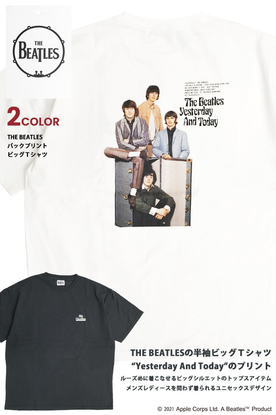 THE BEATLES Tシャツ ビートルズ Yesterday And Today プリント ビッグ