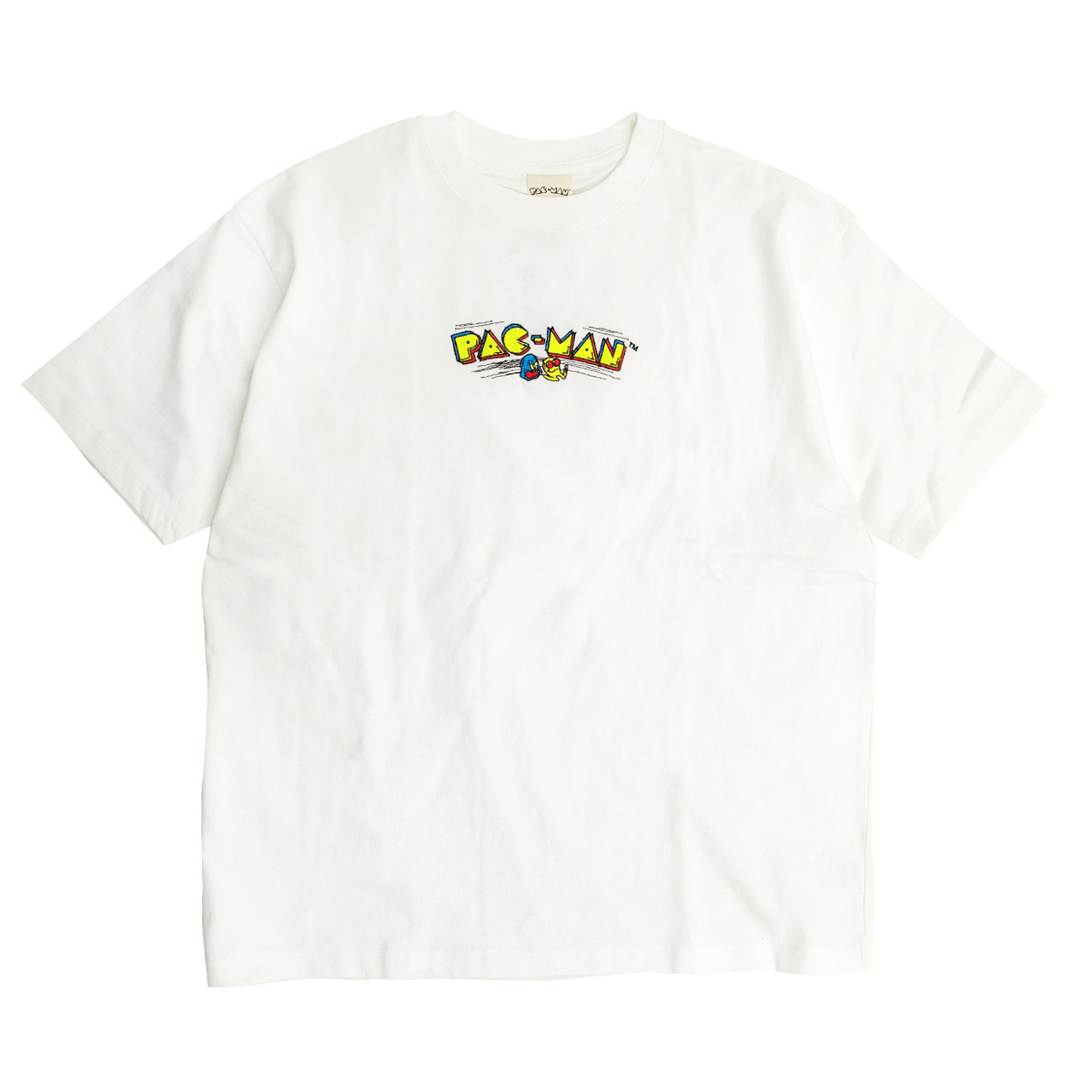 Pac Man Tシャツ パックマン レトロ イラスト 刺繍 半袖tシャツ ワイドシルエット メンズ レトロゲーム キャラクター ワイドtシャツ ロゴ刺繍 Tss 521 Tss 521 Renovatio 通販 Yahoo ショッピング