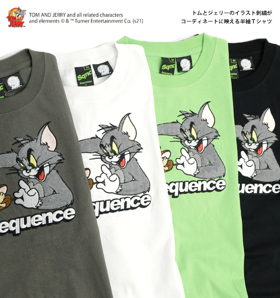 トムとジェリー Tシャツ TOM and JERRY Sequence 2021SS コラボ サガラ