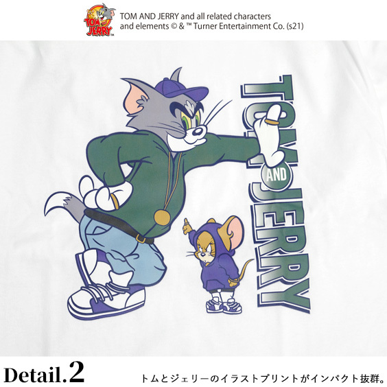B ONE SOUL（ビーワンソウル） トムとジェリー Tシャツ TOM and JERRY