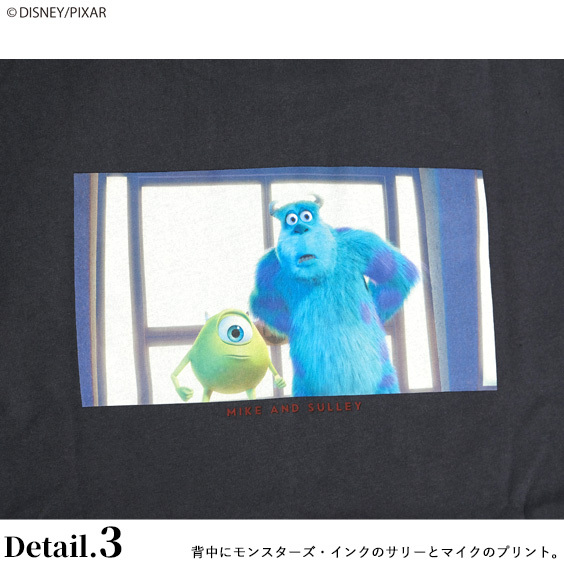 monsters inc Tシャツ　モンスターズインク　フォトTトイストーリー モンスターズ・インク/バックフォト Tシャツ Monsters, Inc./ビッグT