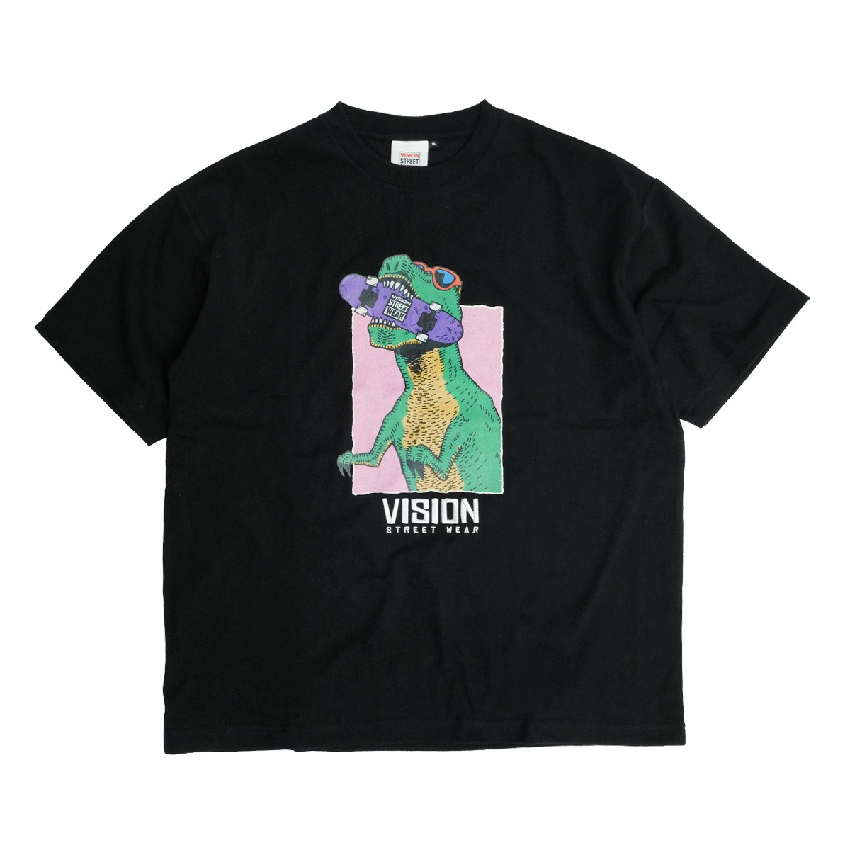 Vision Tシャツ 恐竜 プリント 半袖tシャツ ワイドシルエット ヴィジョンストリートウェア スケボー 恐竜イラスト ワイドtシャツ ユニセックス Vision 231 Vision 231 Renovatio 通販 Yahoo ショッピング