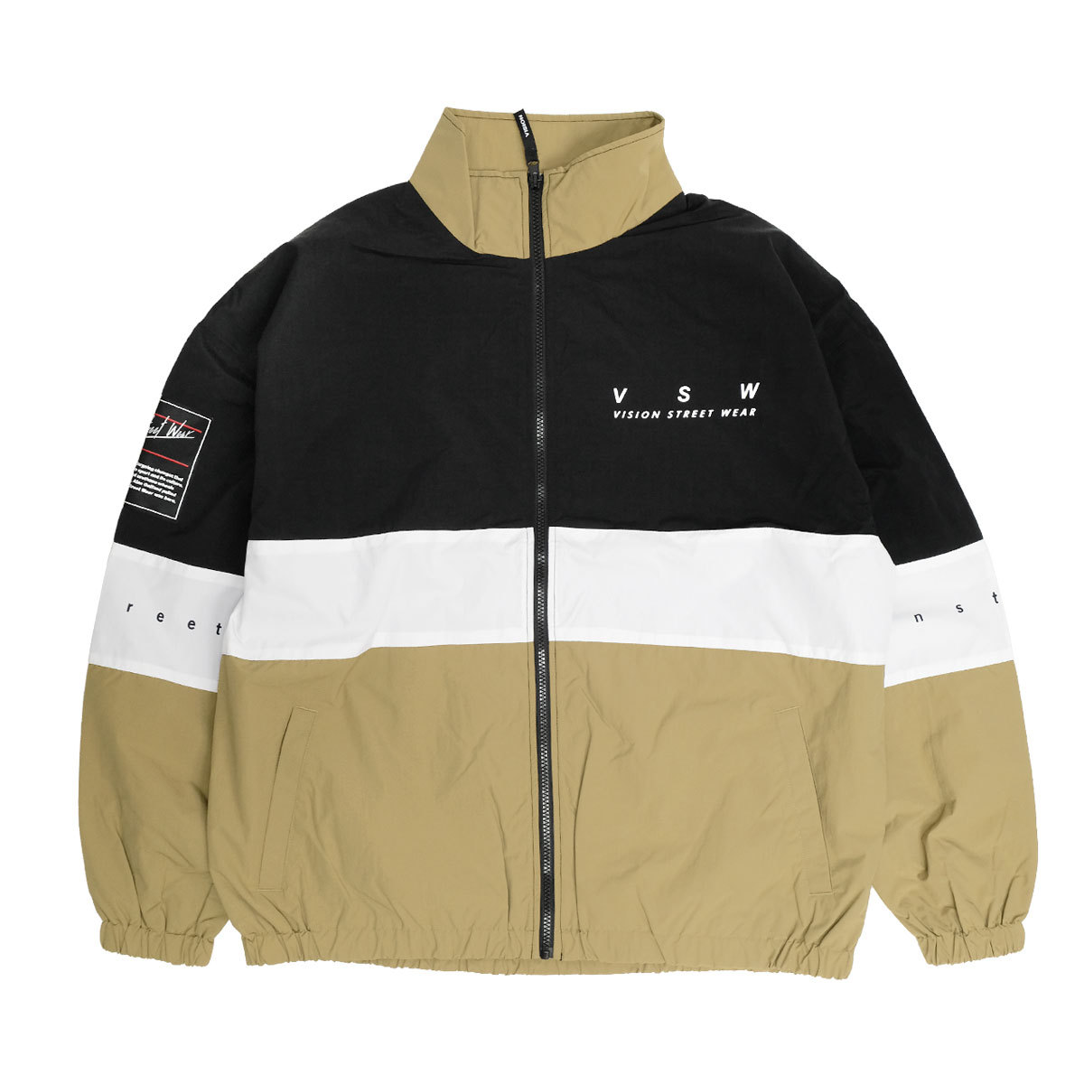 VISION STREET WEAR トラックジャケット ヴィジョン 切替 配色
