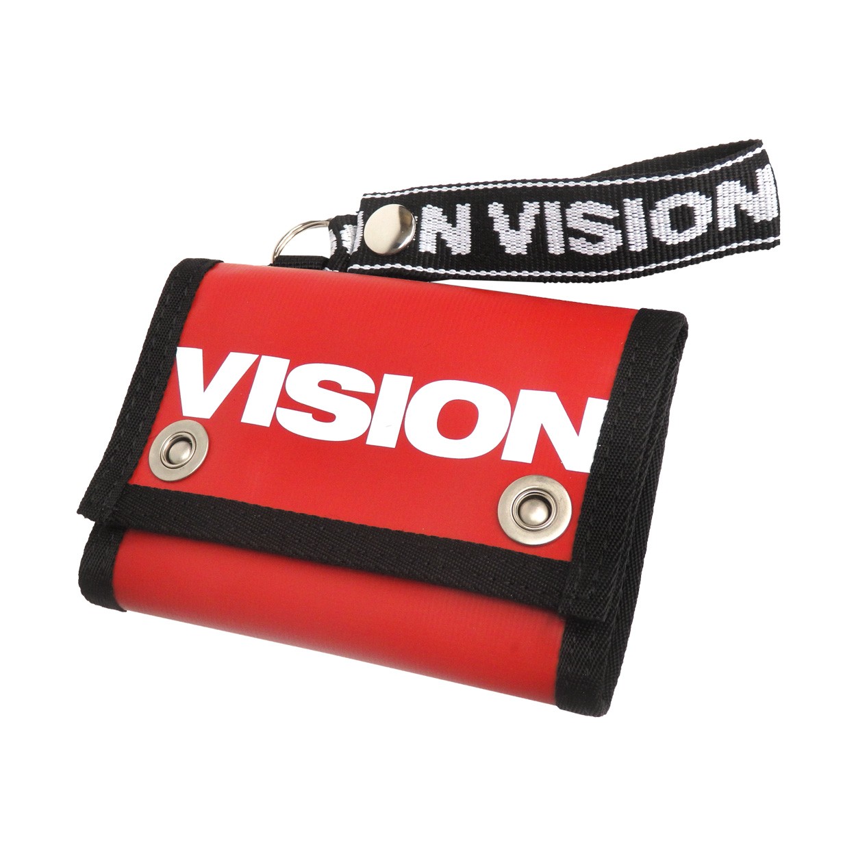 VISION STREET WEAR 財布 ロゴリボン 三つ折り財布 ビジョン