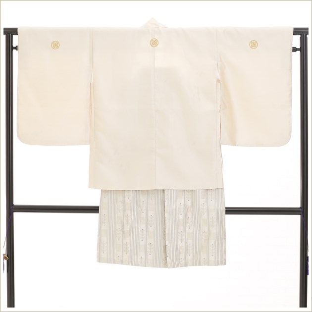 10歳 男の子 着物レンタル ジュニア 紋付袴 d1046 フルセット 小学校