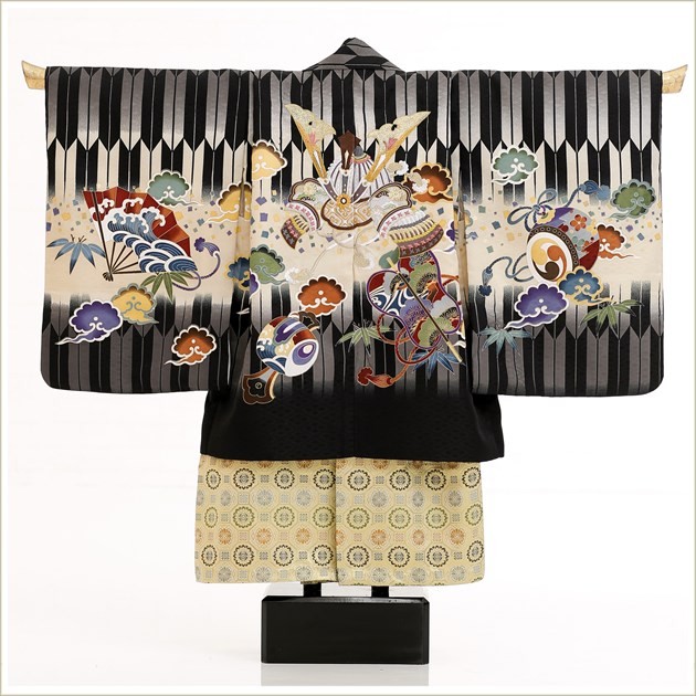 男児　七五三着物 七五三 着物 男の子 3歳 ブランド 羽織袴セット JAPAN STYLE ジャパン