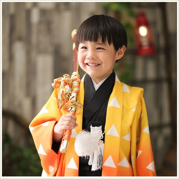 七五三 5歳 男の子 袴レンタル d5393 子供着物 七草 着物レンタル 卒園