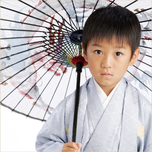 6歳〜8歳 男の子 着物レンタル 袴レンタル d6050 卒園式 七草祝い