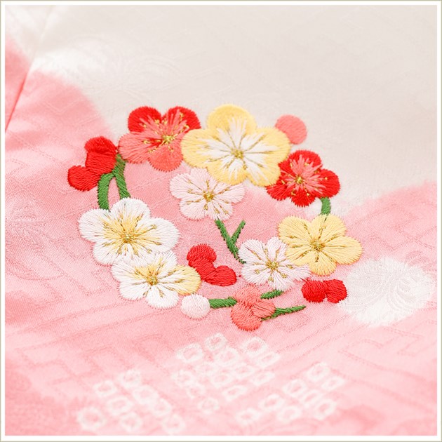 3歳女の子 正絹着物 七五三レンタル 被布セット f1598 子供着物 人気