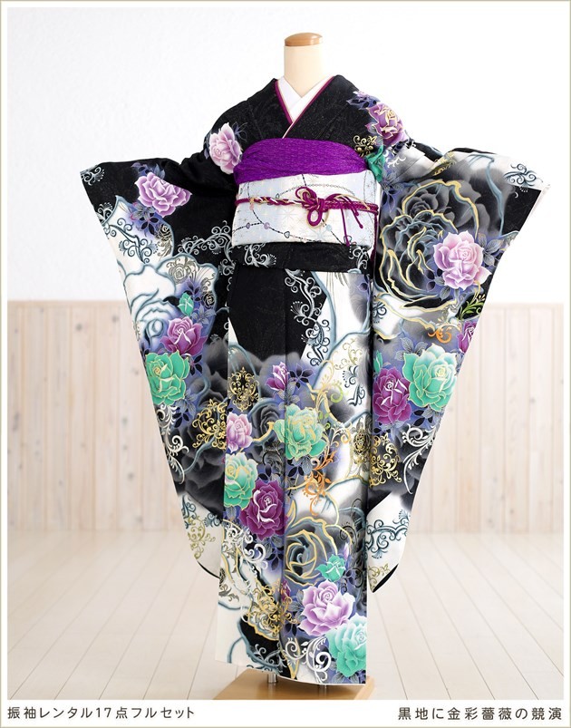 成人式 振袖レンタル 2026年 1月 fb1145s お正月 振り袖 着物レンタル