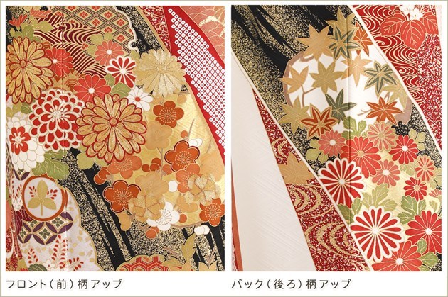 ちゅんこ【美品　正絹お振袖　7点フルセット　Mサイズ　モカブラウン】 美品正絹お振袖7点フルセット薄ベージュ菊花シンプル系Mサイズ】