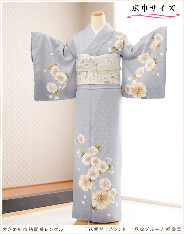 大きいサイズ 訪問着レンタル hh1611 卒業式 母 広幅 広巾 着物 大きいサイズ 訪問着レンタル hh1611 卒業式 母 広幅 広巾 着物