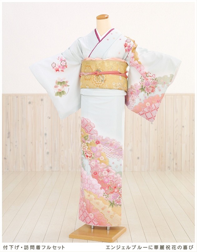 訪問着レンタル 結婚式 卒業式 入学式 七五三 hw1144 着物レンタル
