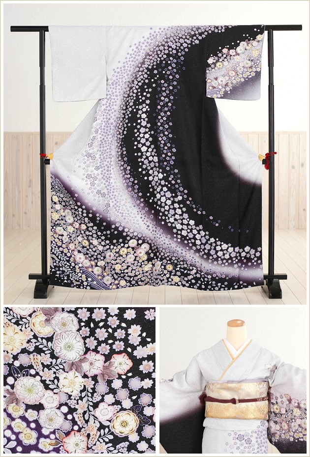 訪問着レンタル 結婚式 卒業式 入学式 七五三 hw1171 着物レンタル