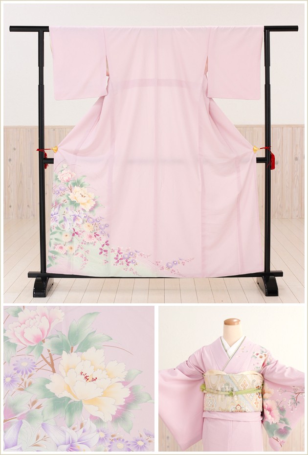 訪問着レンタル 結婚式 卒業式 入学式 七五三 hw1183 着物レンタル