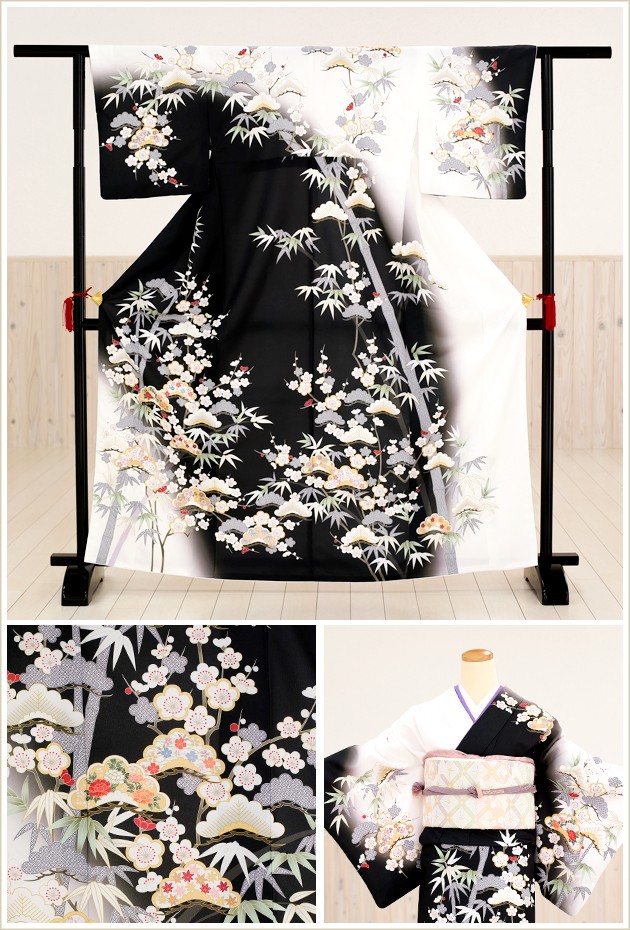 訪問着レンタル 結婚式 卒業式 入学式 七五三 hw1201 着物レンタル