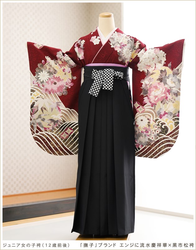 小学校卒業式 袴レンタル 小学生 女の子 joh5160-2 フルセット
