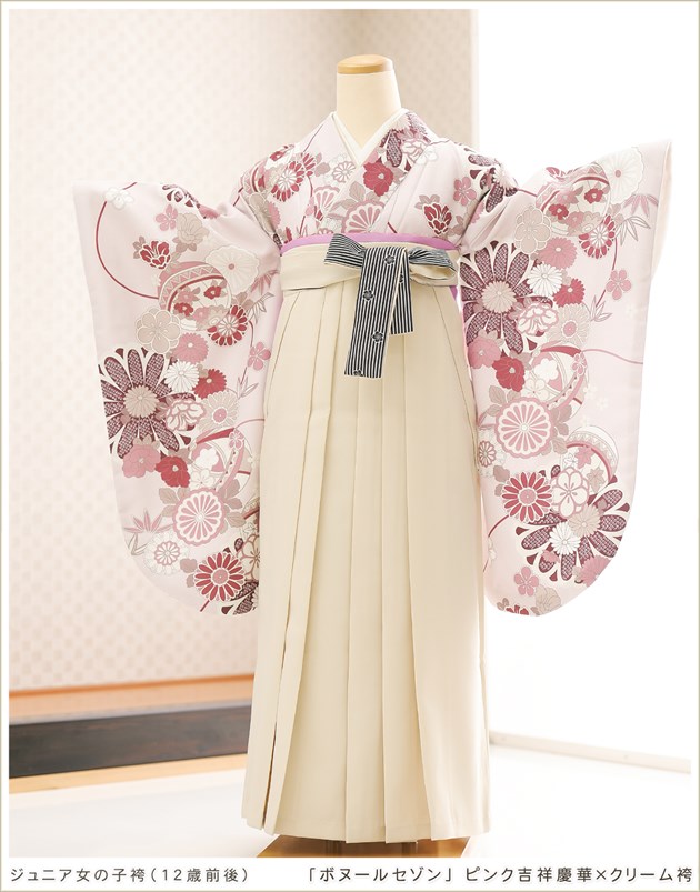 小学校卒業式 袴レンタル 小学生 女の子 joh5175 フルセット ジュニア