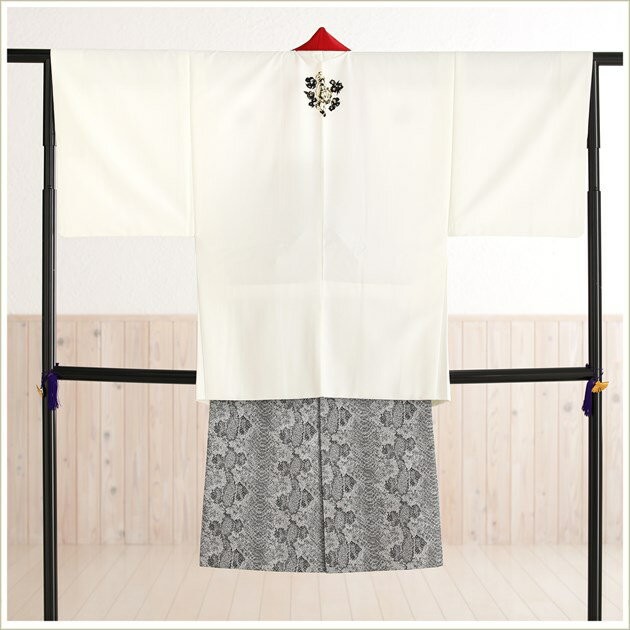 卒業式 袴レンタル 男 mo086 羽織袴 紋付フルセット 人気 メンズ 結婚