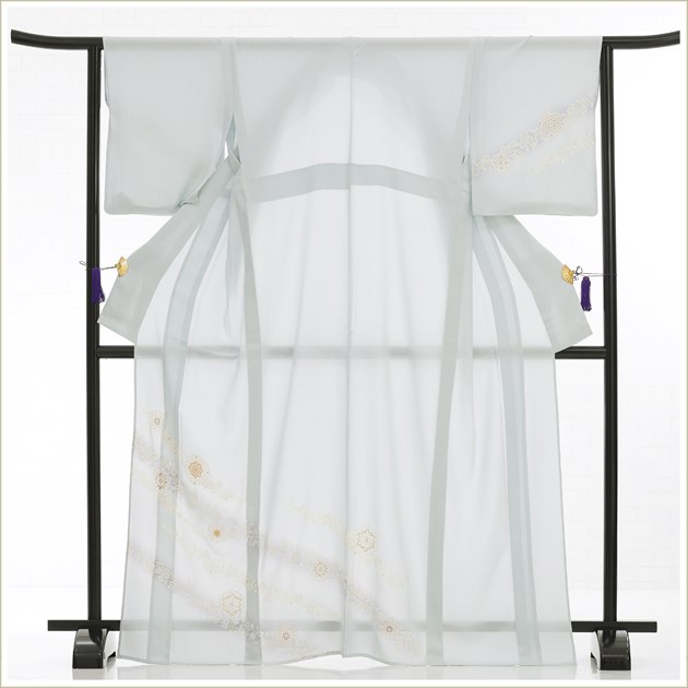 夏　お宮参り用 着物 正絹 夏用・7・8月向け】お宮参り産着レンタル 男の子｜黒地に鷹と屏風