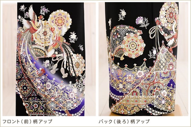 留袖レンタル 黒留袖レンタル 「セ・ミュウ」ブランド 華燭吉祥鳳凰の