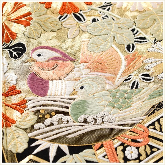 留袖レンタル 特選手刺繍 ts234 黒留袖 結婚式 母親 フルセット