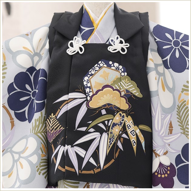 チャックで簡単 ワンタッチ着付け 3歳 男の子 七五三 被布