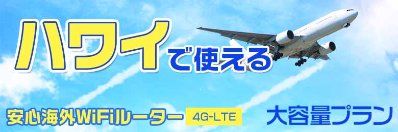 wifi レンタル 海外 ハワイ