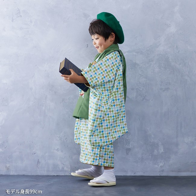七五三 着物 3歳 男の子 753 被布セット 七五三レンタル 男児 レトロ