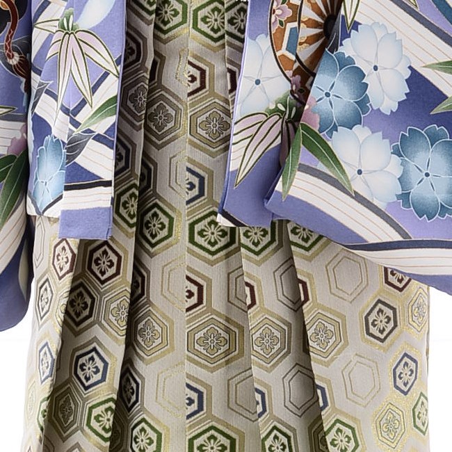 七五三 着物 5歳 6歳 男の子 レンタル 正統派 おりびと 薄紫 ピンク ベージュ 0167 |  | 05