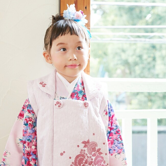 七五三 着物 3歳 女の子 レンタル ナチュラ...の詳細画像3