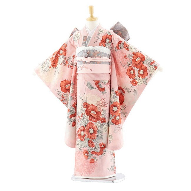 かわいいピンク♡七五三　7歳　女の子　フルセット　一式 楽天市場】七五三 着物 7歳 四つ身セット(結び帯セット) 女の子