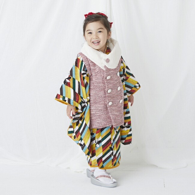 七五三 女の子 3歳 着物 黒 赤の商品一覧 通販 - Yahoo!ショッピング