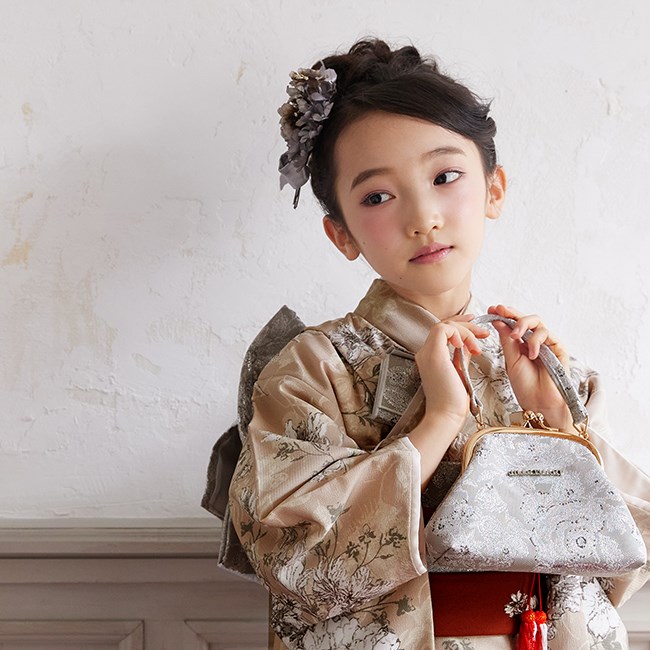 七五三 着物 7歳 女の子 レンタル ナチュラ...の詳細画像3