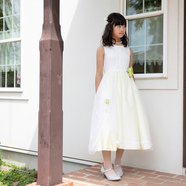 子供ドレスレンタル 靴セット 女の子用フォーマルドレス 日本製 148-YE