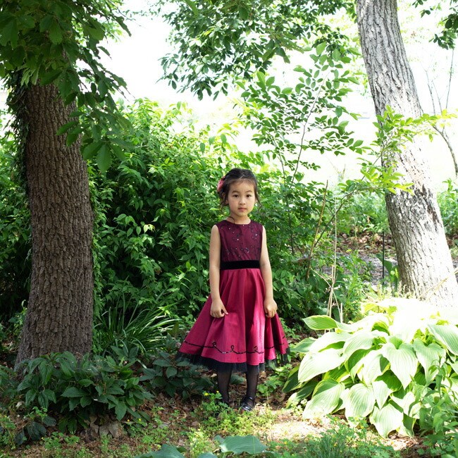 子供ドレスレンタル 靴セット 女の子用フォーマルドレス 日本製 770-RE