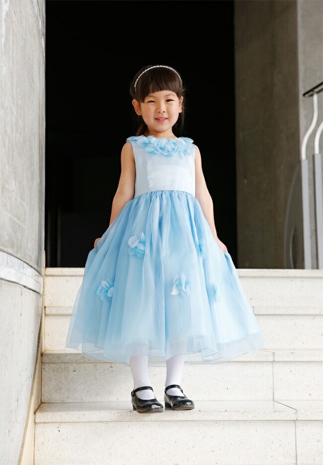 七五三ドレス 3歳 子供ドレス レンタル 靴セット 女の子用 フォーマル 
