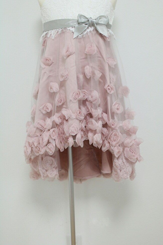 子供ドレスレンタル 靴セット 女の子用フォーマルドレス MONSOON イアンテドレス mons006 ピンク 110の画像
