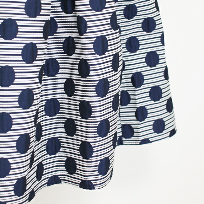 子供ドレスレンタル 靴セット MONSOON ジャガードドットドレス mons013 ネイビー 女の子 120 130 140 150サイズ キッズ 結婚式 七五三の画像