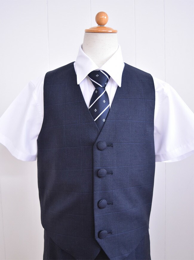 発表会 男の子スーツ 選べる半袖長袖シャツ フォーマル子供服 子供