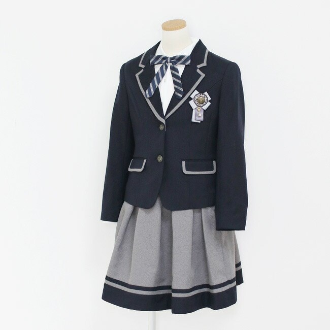 七五三の服 女の子 160 七五三 結婚式 elle スーツ フォーマル子供服 靴セット ELLE トリミングネイビー スーツ agl018 150 160 165 発表会 753 |  | 03