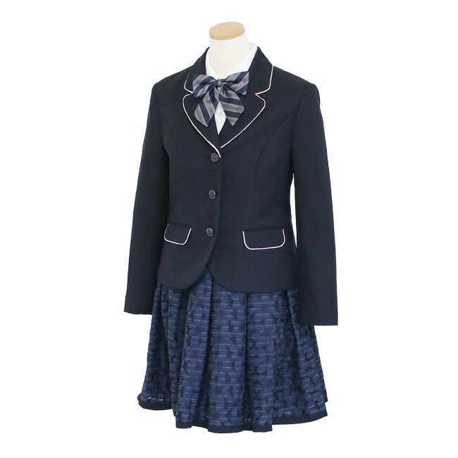 七五三の服 女の子 160 七五三 スーツ 結婚式 elle フォーマル子供服 靴セット ELLE 花柄レーススカートセット スーツ agl019 150 160 165 発表会 |  | 03