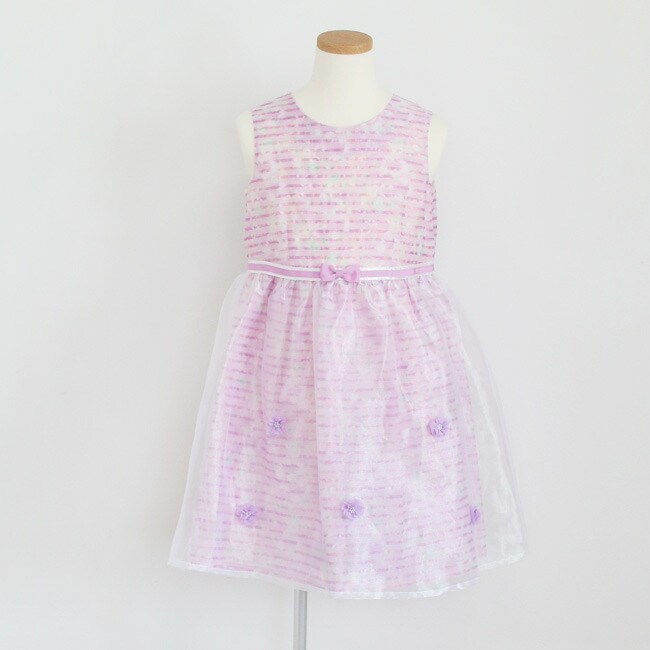 入学式 靴セット ボーダーチュールアンサンブルセット ELLE エル 卒園式 結婚式 発表会 子供服 小学校 女の子 120 服 フォーマル パープル 紫 agl030 120 130 |  | 03