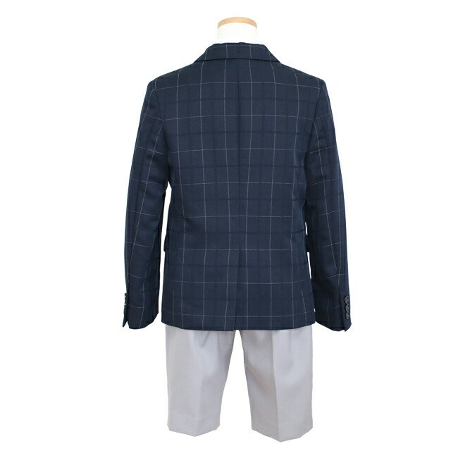 入学式 エル 卒園式 格子柄JK 七五三 結婚式 服 男の子 elle