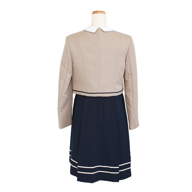 七五三 レンタル160女の子用 七五三の服 レンタル フォーマル子供服 靴セット ELLE ショートジャケット 半袖ワンピース キャメル agl065 結婚式 お受験 発表会 |  | 07