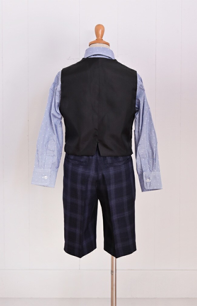 入学式 スーツ レンタル 男の子110 3月4月ご利用 卒業式 スーツ 男の子 レンタル 110 120 紺 roby011の画像