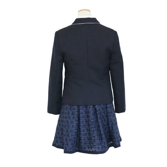 卒業式の服 女の子 160 卒業式 小学校 女子 服 ブランド レンタル 3月ご利用 入学式 スーツ レンタル フォーマル 150 160 165 紺 agl019 |  | 09